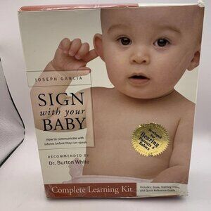 SIGN With Your BABY American Sign Language ASL Complete Learning Kit VHS​​​​​​​